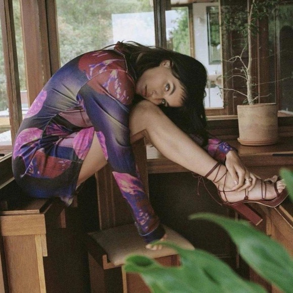 With Jean Ruched Dress - Picture 5 of 5